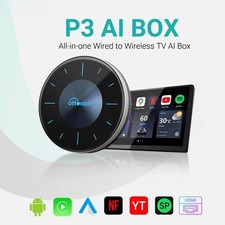 Wireless Android Auto CarPlay AI Box for HDMI Output TV Video GPS CarAccessories