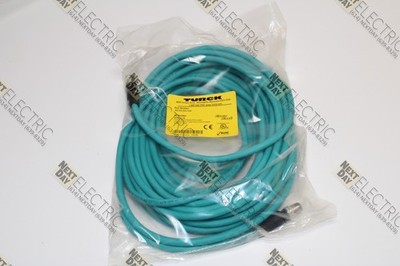 Turck, RSS RSS 841-15M, U7901-15, Cordset Cable Euro Fast 8p Male Ethernet Plug