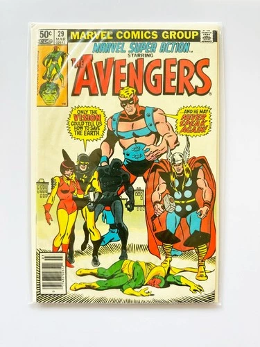 The Avengers by Marvel Comics Vtg 1970s Comic Book
