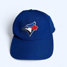 MLB Toronto Bluejays Cap Men's Blue and White Embroidered Hat One Size