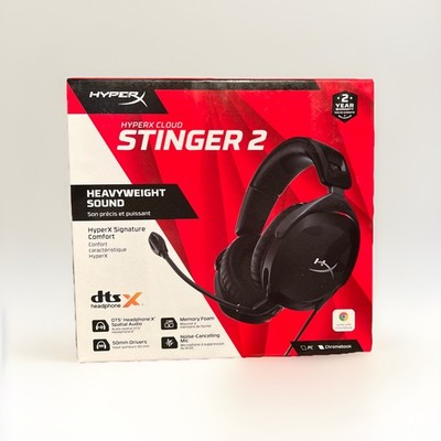 HyperX Cloud Stinger 2 Wired Over-Ear Gaming Headset Heavyweight Sound dts Black