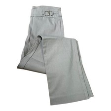 JM Collection NWT PP Women Grey Slim Leg Comfort Waist Tummy Control Pants 1949