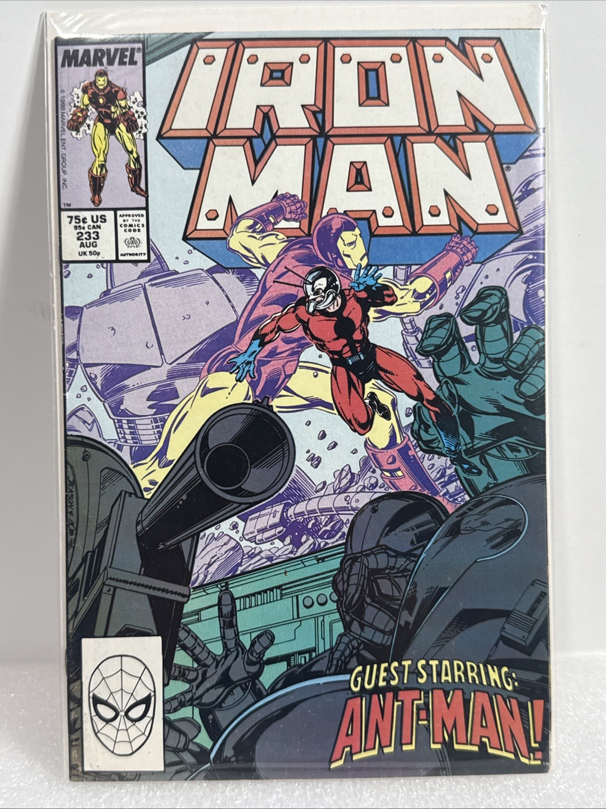 The Invincible Iron Man #233 Ant-Man - 1988 Marvel Comics