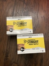  2 16 Pack Honey Stinger Organic Vanilla Waffle Energy Stroopwafel for Exercise