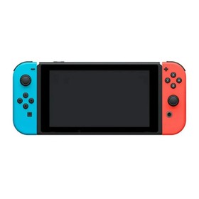 Nintendo Switch with Neon Blue and Neon Red Joy Con with Mario + Rabbids: Sparks