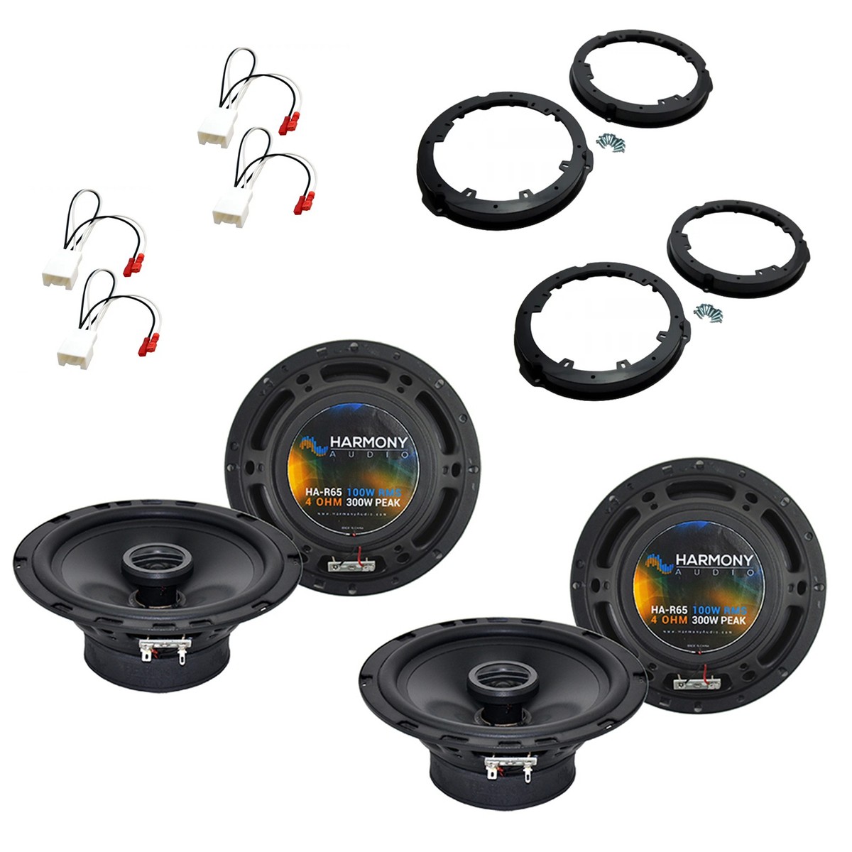 Fits Ford Fusion 2013-2019 Harmony R65 Factory Speaker Upgrade