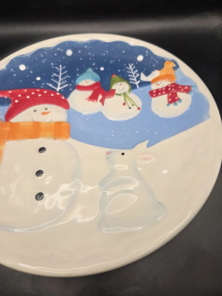 St Nicholas Square Snow Days Decorative Serving Plate - Image 4 of 4