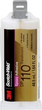 3M Scotch-Weld Epoxy Adhesive DP110, Translucent, 48.5mL Duo-Pak - Translucent -