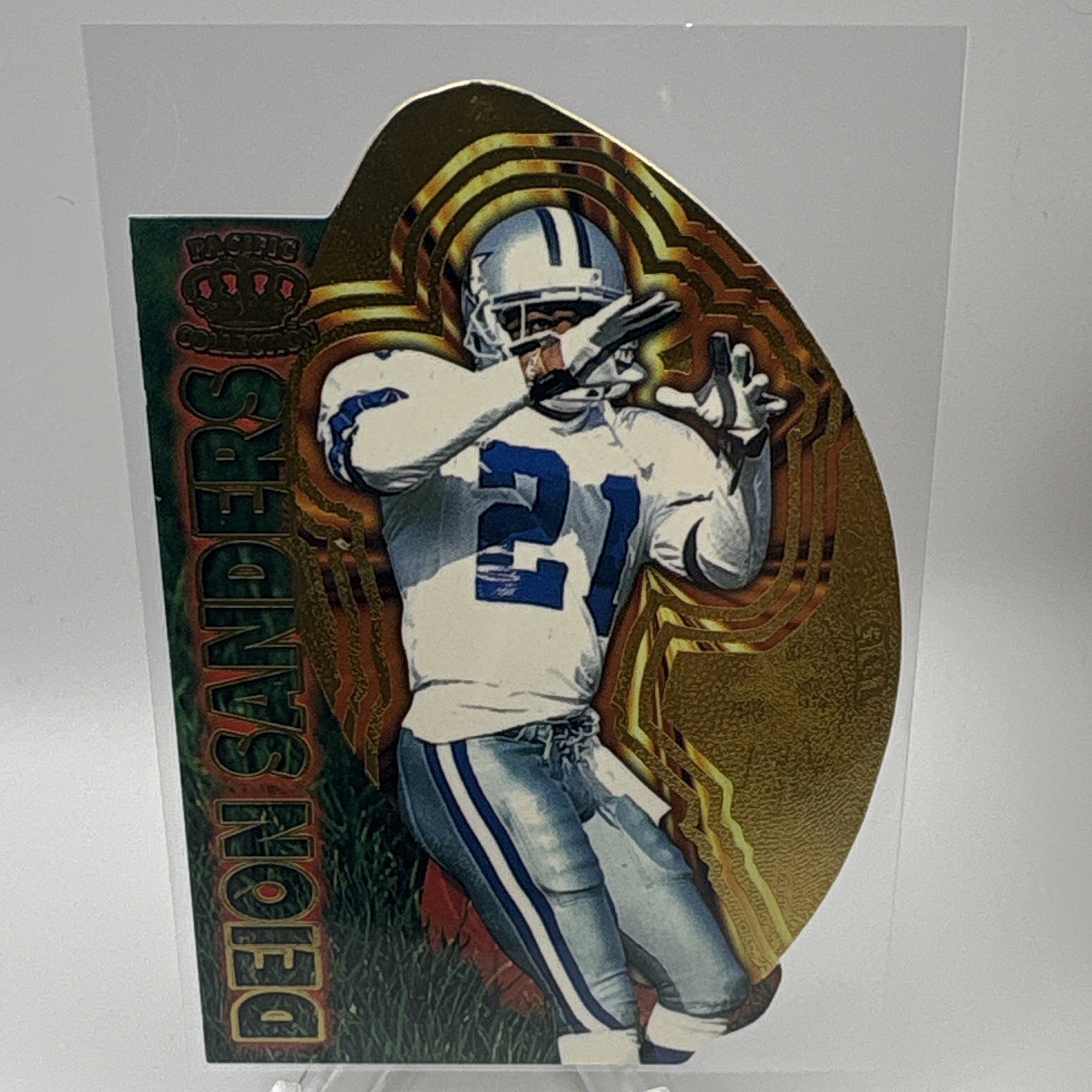 Pacific 1996 Invincible Deion Sanders KS-15 Kick-Starters Insert Cowboys
