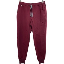 FIGS Technical Collection Jogger Scrub Pants Maroon Women's Size Small L14 