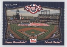 2007 Topps Opening Day Team Arizona Diamondbacks Colorado Rockies #OD9 0c4
