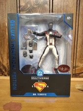 MCFARLANE  Mr. Terrific Superman Movie Deluxe Theatrical  (Red Platinum Edition)