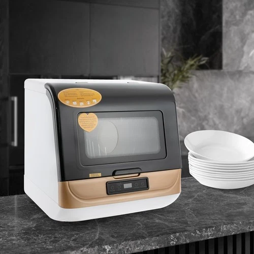 Mini Dishwasher 35cm Dishwasher Table Top Dishwasher Freestanding 4 Modes 800W - Image 3 of 4