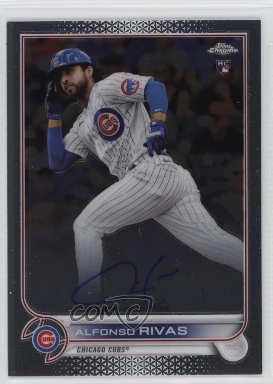 2022 Topps Chrome Rookie Auto Alfonso Rivas #RA-AR Auto yk0