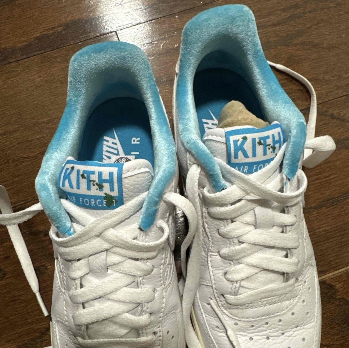 Nike Air Force 1 x Kith Low Hawaii White Blue DC9555-100 | eBay