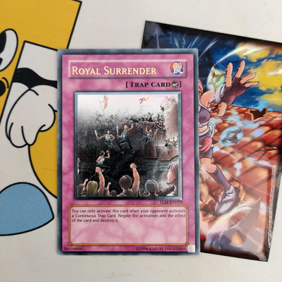 TLM-EN059 Royal Surrender - Ultimate Rare -  NM MINT yugioh Card