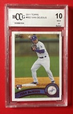 BCCG 10 2011 TOPPS IVAN DeJESUS Jr #602 LOS ANGELES DODGERS Graded Baseball Card