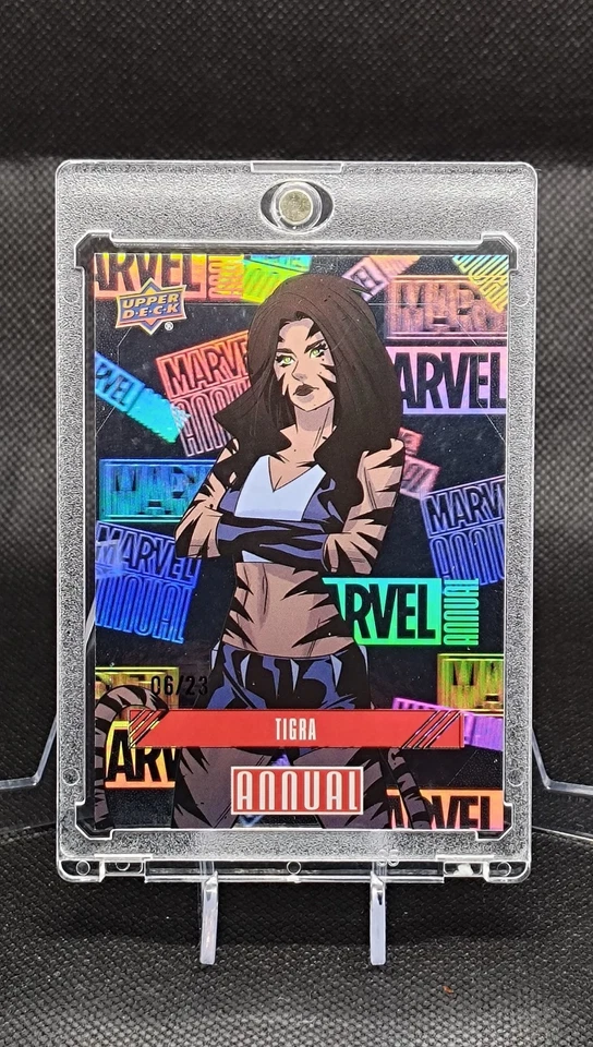 2023-24 Upper Deck Marvel Annual №. 87 🐅 Tigra Hologram #06/23 - SSP Case Hit - Image 2 of 3