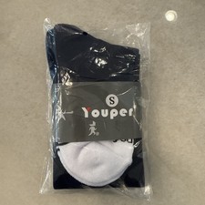 Navy Blue  Youper Small  All Sports Crew Socks 1 Pair