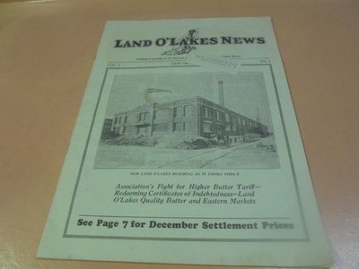 Vintage Land O'Lakes News Vol. 4 No. 1, January, 1926