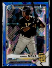 2021 Bowman Sapphire Edition #BCP-36 Ismael Mena Card San Diego Padres