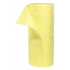 Spilltech Yrb150h Sorbent Roll, 55 Gal, 30 In X 150 Ft, Harsh Chemicals,