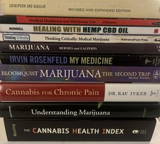 MEDICAL CANNABIS BOOKS : 10 LOT -  Hemp Marijuana Lester Grinspoon 
