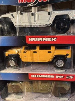 Maisto Hummer H2 SUV, Humvee,Hummer 3-Pack 1:18 Die Cast | eBay