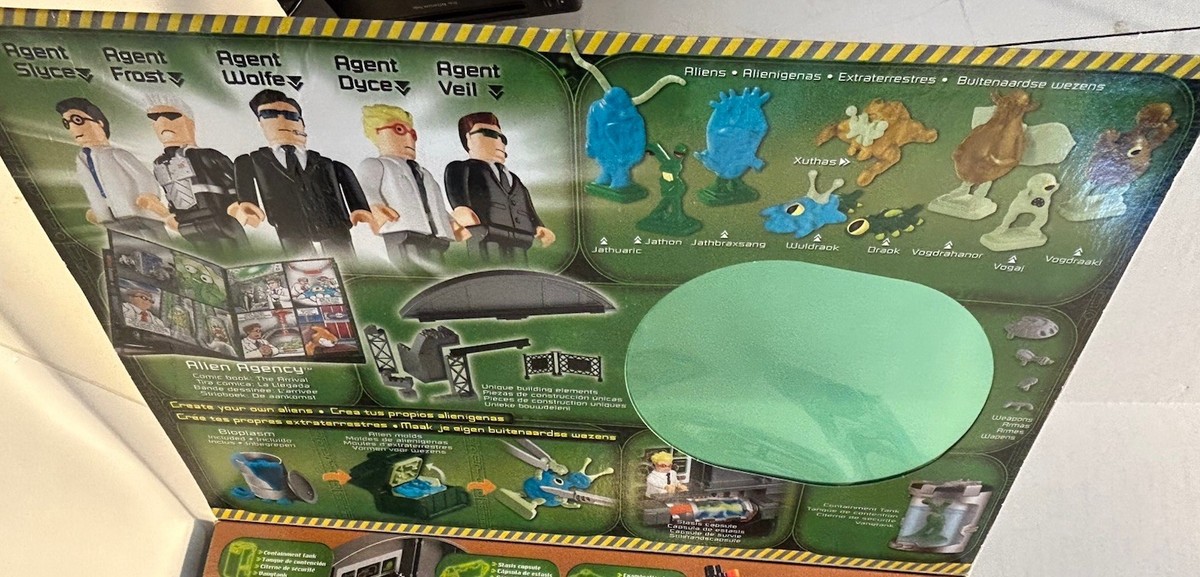 アーコレ未開封10box 2002 Mega Blocks Alien Agency The Arrival Hangar 18 Set #5621 99