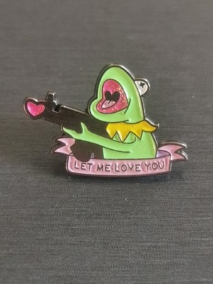KERMIT THE MUPPET SHOW KERMIT THE FROG KERMIT LA GRENOUILLE Anstecknadel Abzeichen Patch Neu