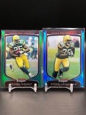 2009 Bowman Chrome - Ryan Grant & Greg Jennings Green + Blue Refractor /99