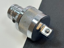 Snap-on Tools Usa S77 12 Drive Chrome Knurled Grip Ratchet Adapter Tool Snap-on Tools Usa S77 12 Drive Chrome Knurled Grip Ratchet Adapter Tool