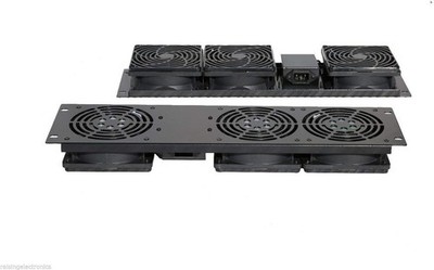19'' Rack Mount Cooling Fan System 3U Panel with 3 Fan Units