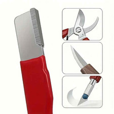 2PCS Garden Tool Sharpener Stone for Shears Scissors Chisels