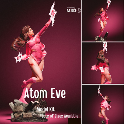 ATOM EVE 1:6 1:9 1:12 3D Modellbausatz Figur unbemalt ungebaut Fan Art 14K
