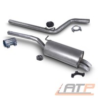 EndschalldÄMpfer + Abgasrohr Vorderrohr FÜR VW Caddy 3 1.6 1.9 2.0 TDI BJ 04-15