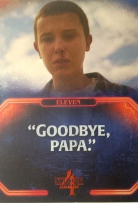 Stranger Things Eleven No.Q-17 Card 2023 Neu Netflix Millie Bobby Brown 