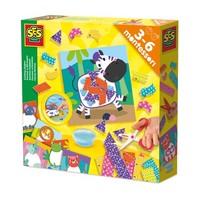 Ses Creative 14061 Montessori Cutting Shapes - Creative Play Kit For Kids Aged 3