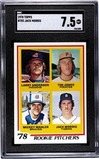 SGC 7.5 - 1978 Topps #703 Jack Morris RC Detroit Tigers HOF ROOKIE PITCHERS