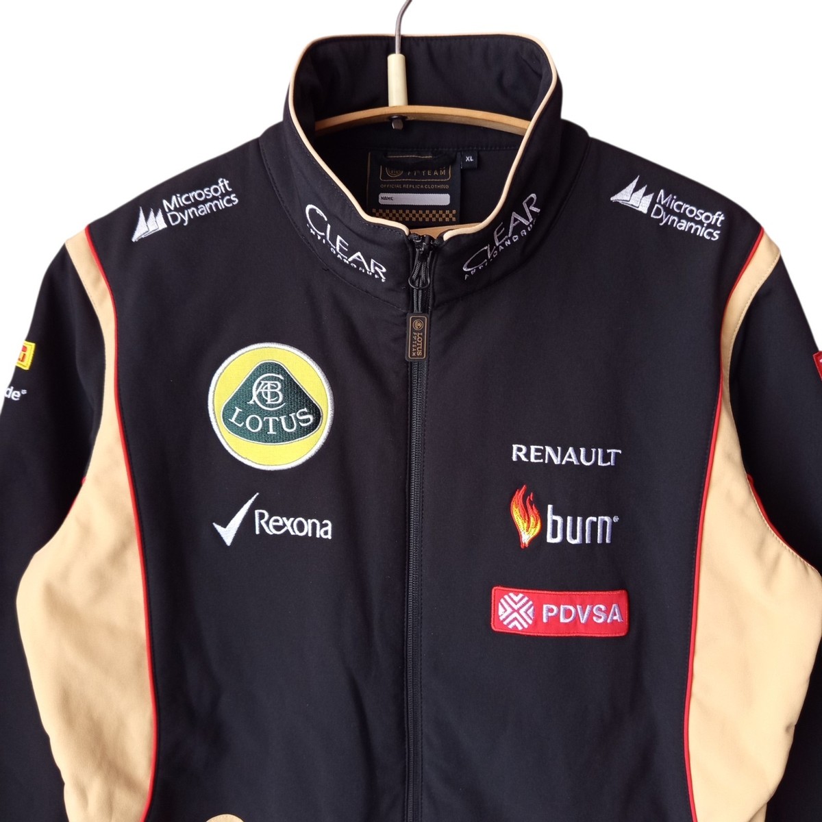 LOTUS RENAULT TEAM F1 FORMULA 1 RACING SOFTSHELL JACKET MOTORSPORT