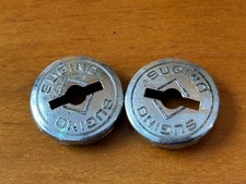 Sugino Silver Plastic Crank Dust Caps