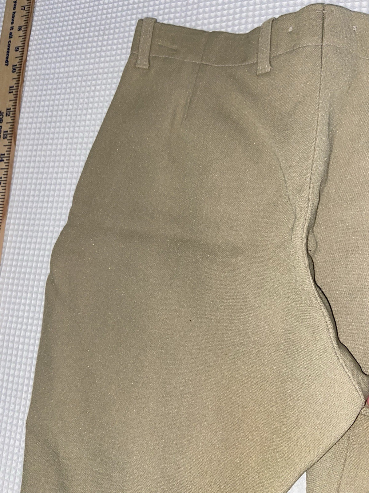 The Tailored Sportsman Pants Girl's 18 Tan English Riding Habits Breeches USA