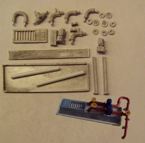 P&D Marsh N Gauge n Scale M37 Well, weir & lift pumps kit requires painting
