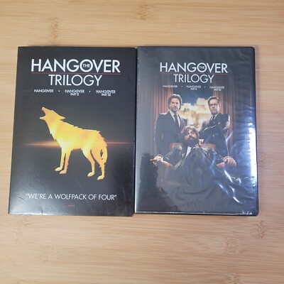 The Hangover Trilogy (DVD, 2016) New With Slip Cover 