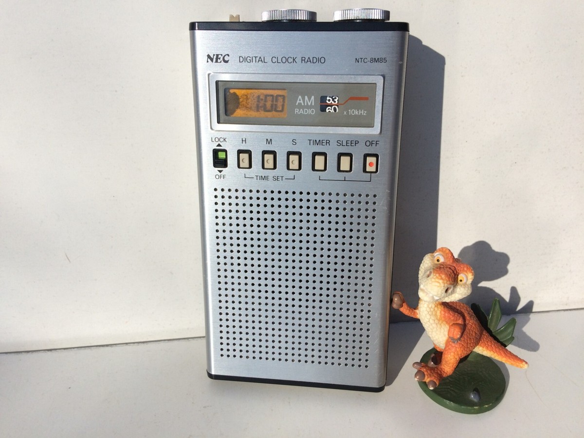 NEC NTC-8M85 Radio Pocket 📻 band AM Clock Alarm Quartz Japanese