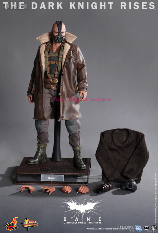 ダ*ン様 ホットトイズ MMS183 Bane　ベイン　初版版　バットマン　ダー Hottoys Ht 1/6 Mms183 Bane Batman The Dark Knight Rises Action