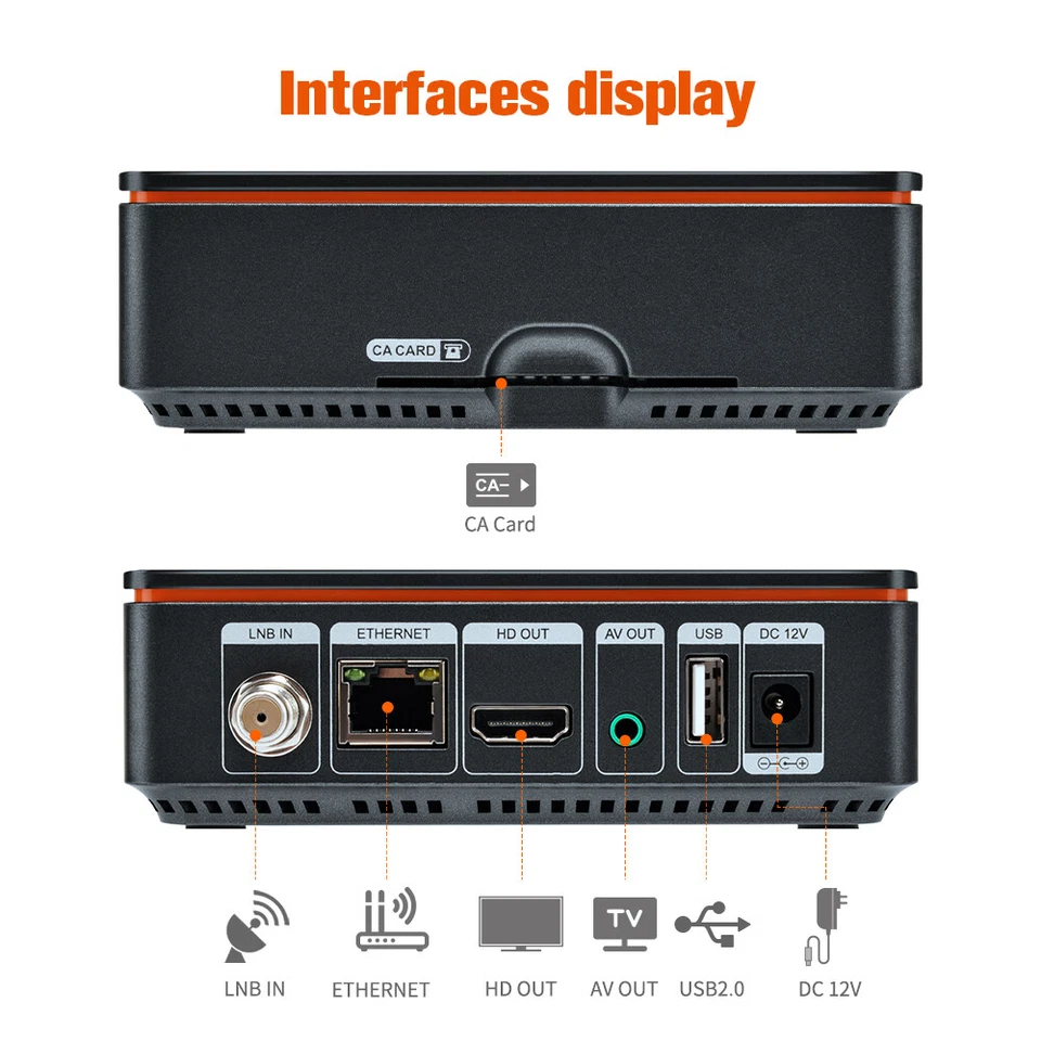 GTMedia DVB-S/S2/S2X Satellite TV Receiver Box Digital HDMI Player PVR Recorder - Image 4 of 4