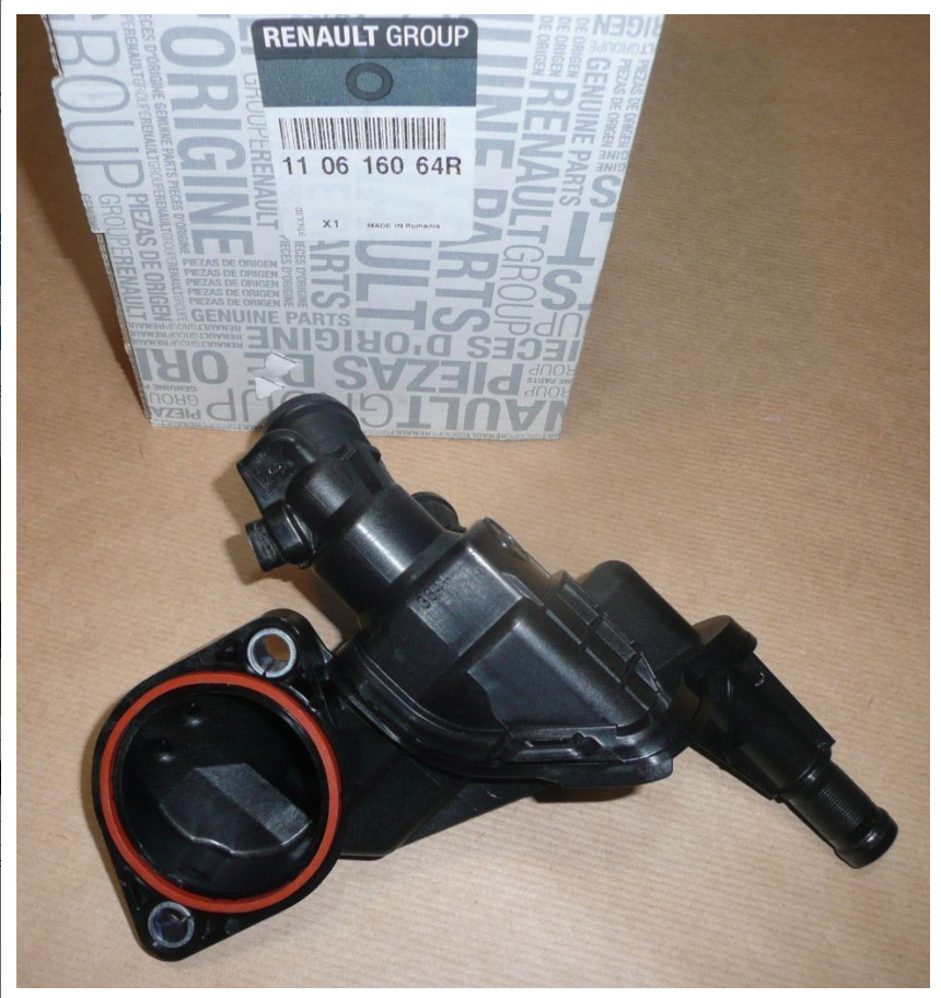 Boîtier thermostat 110616064R Renault Captur Dacia Logan II essence et diesel régulateur eau