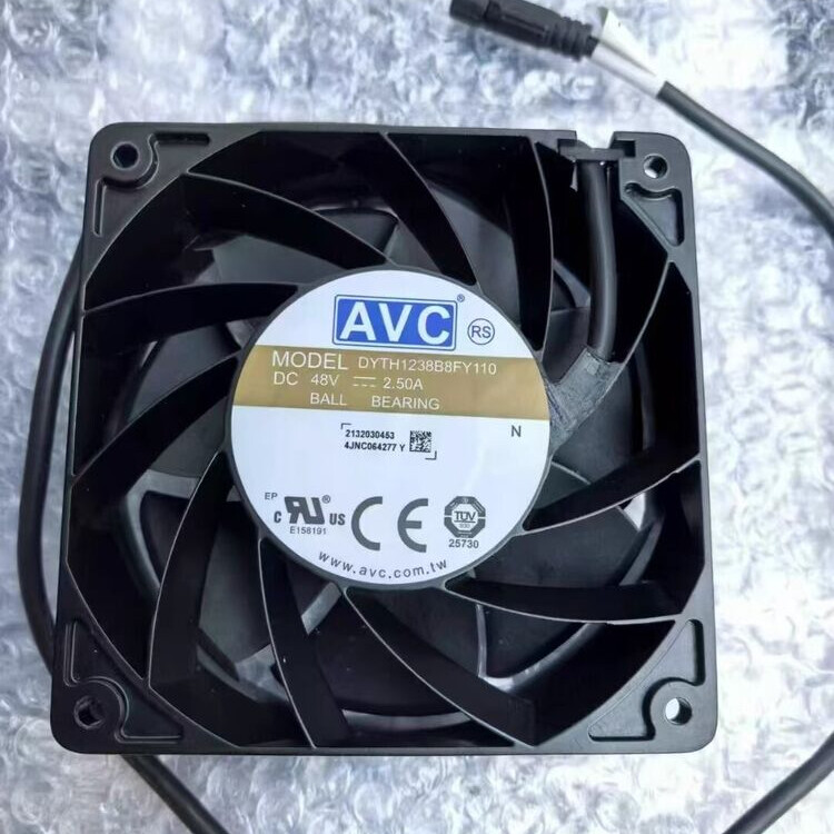 1XAVC DYTH1238B8FY110 DC48V 2.5A 12CM Cooling Fan Double Ball