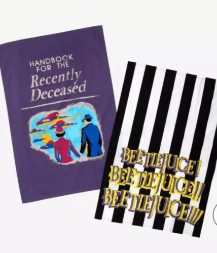 Beetlejuice Kitchen Towel Set NWT